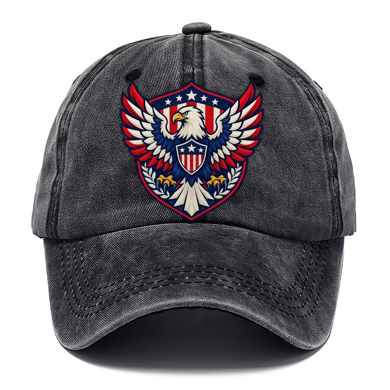 United States Minimal Emblem Country Logos Classic Cap – Graphite