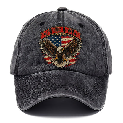 Older Bolder Still Here Old Man Strong Classic Cap – Graphite