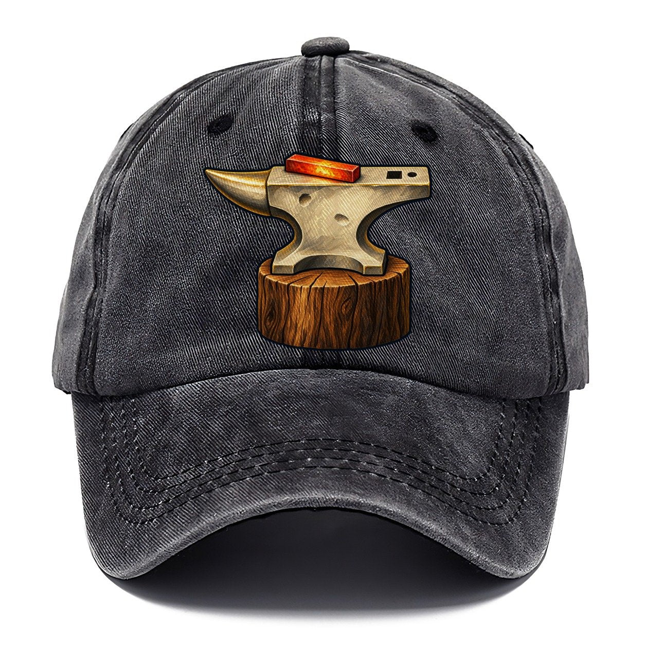 Anvil And Hot Bar Blacksmithing Classic Cap – Graphite