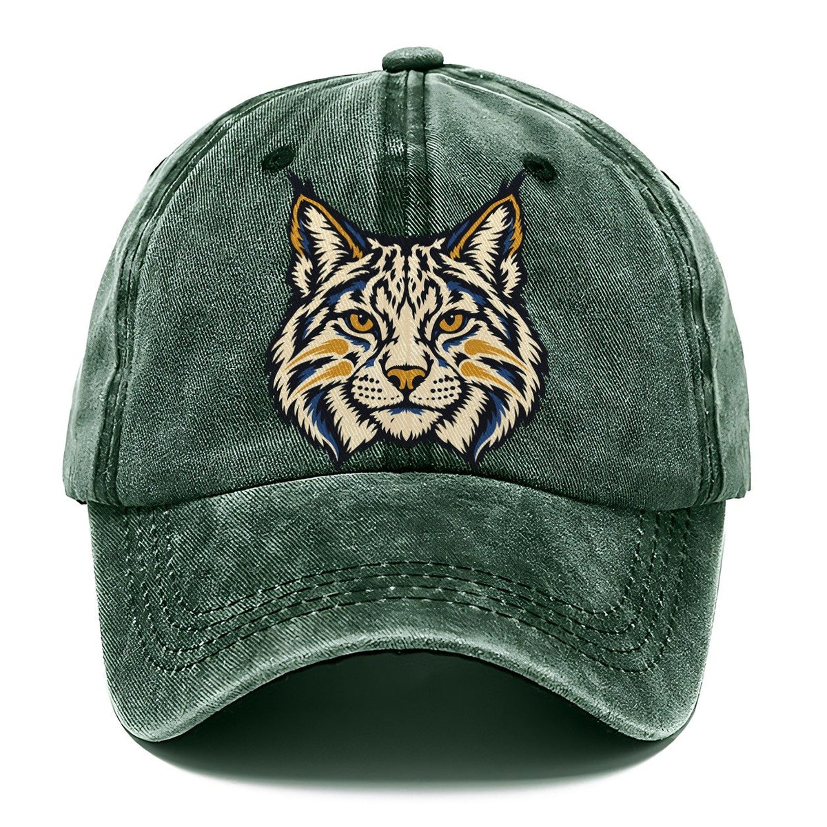 Bobcat Comet Whiskers Sundown Familiars Classic Cap – Forest Mist