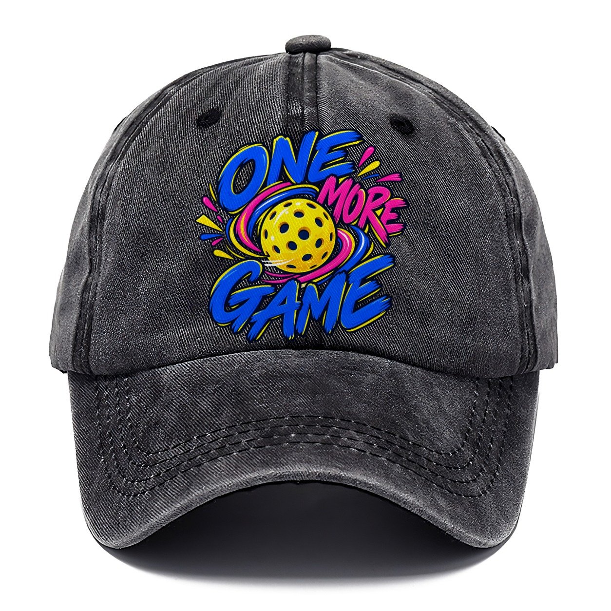One More Game Pickleball Life Classic Cap – Graphite