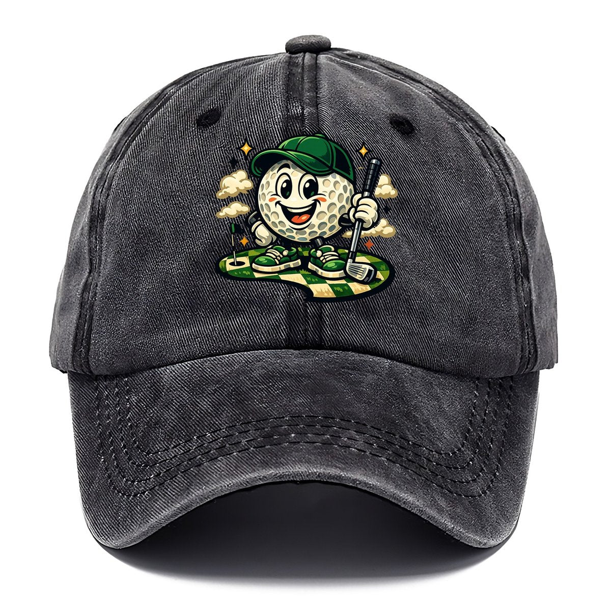 Green Fairway Mascot Classic Cap – Graphite