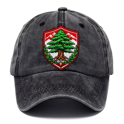 Lebanon Minimal Emblem Country Logos Classic Cap – Graphite