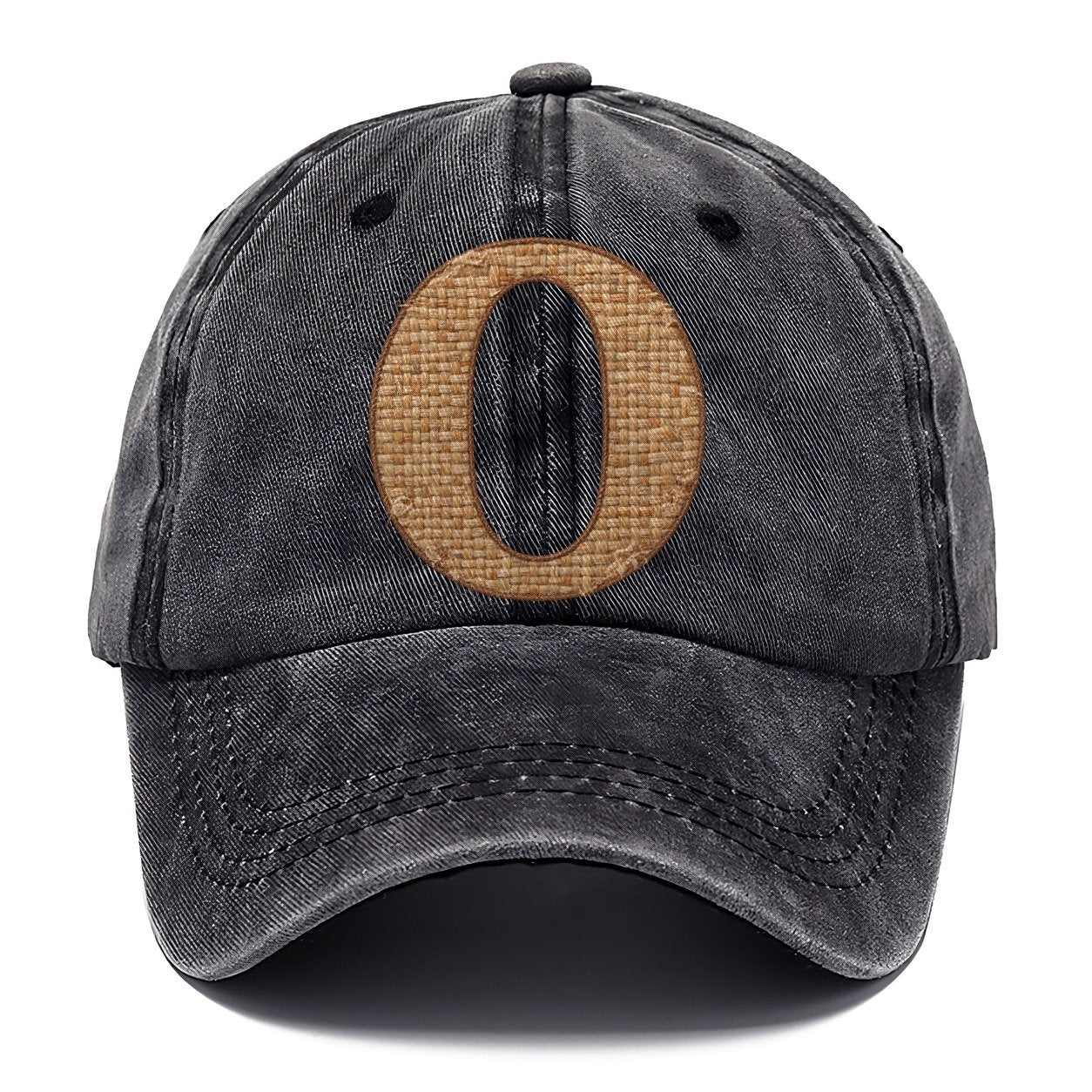 Woven Tweed O Monogram Classic Cap – Graphite