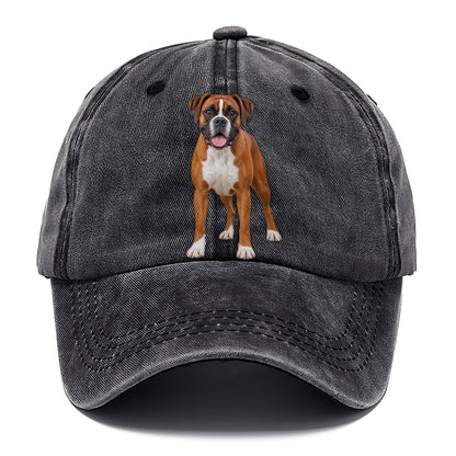 Boxer Standing Top Breeds Classic Cap – Graphite