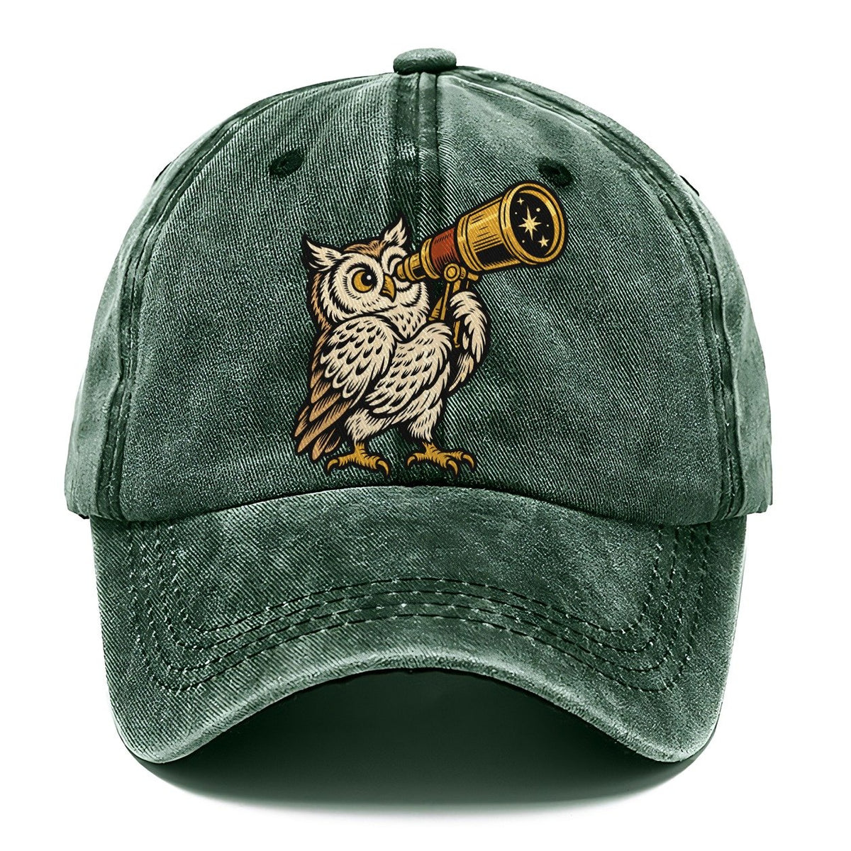 Owl Stargazing Guide Sundown Familiars Classic Cap – Forest Mist