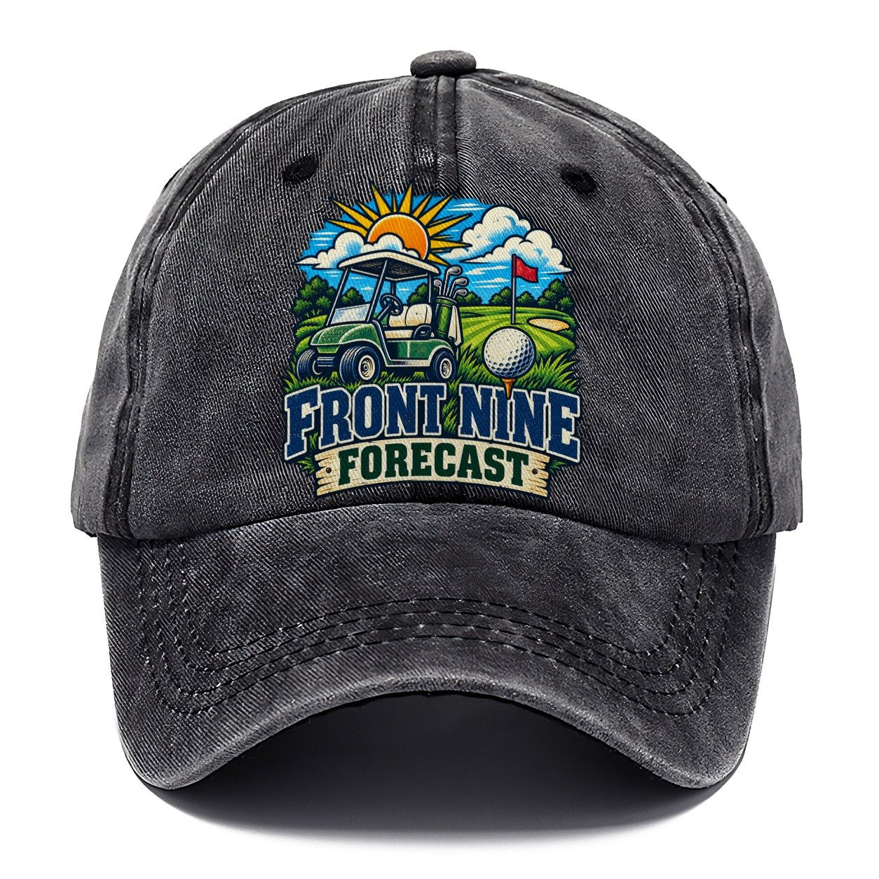 Front Nine Forecast Golf Life Classic Cap – Graphite