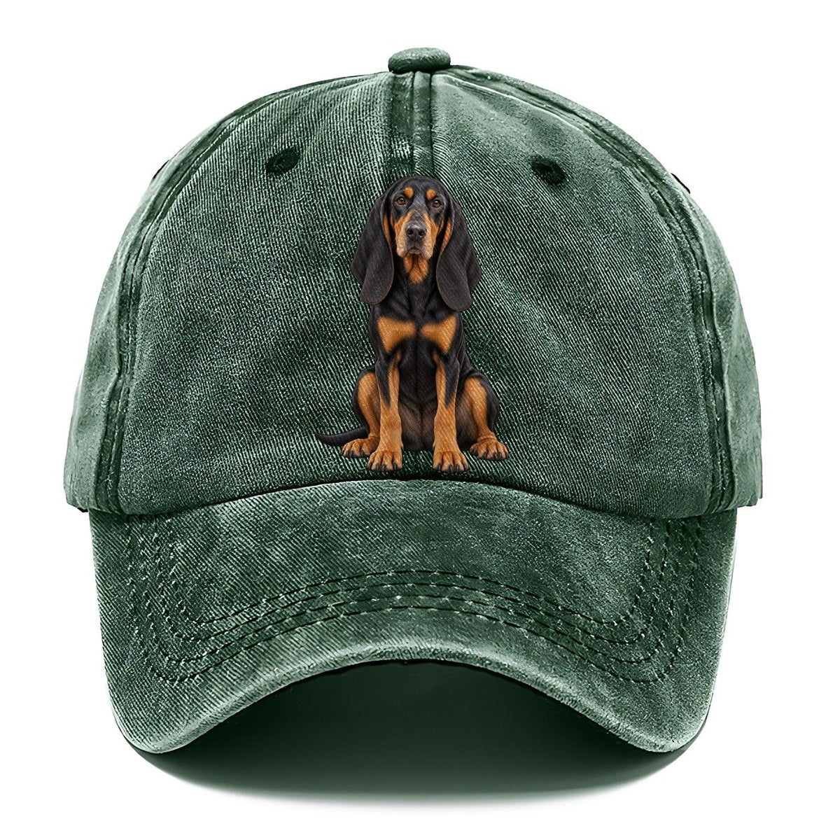 Black And Tan Coonhound Classic Cap – Forest Mist