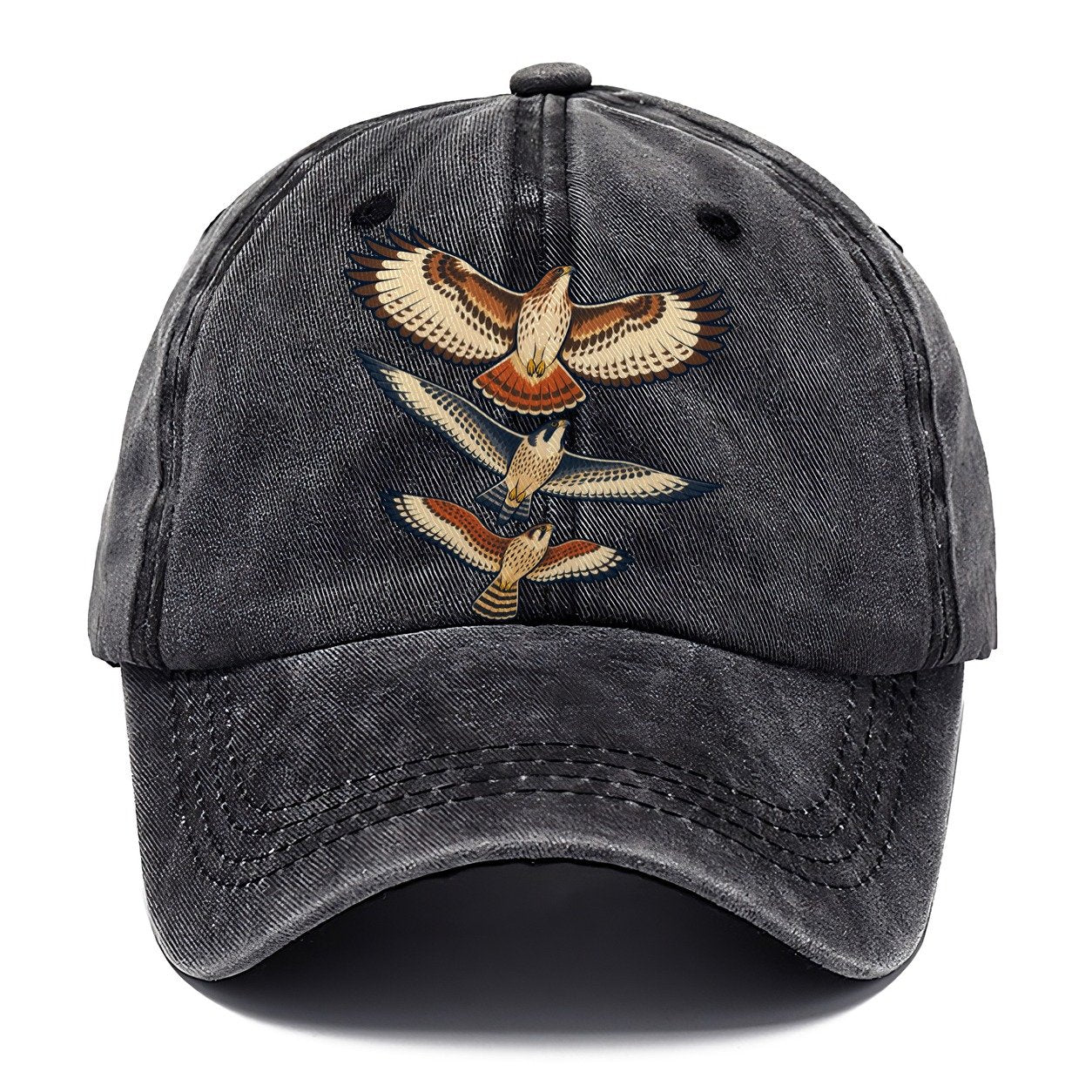 Raptor Shape Set Birdwatching Classic Cap – Graphite
