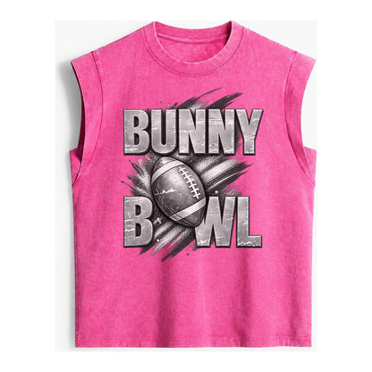 Bunny Bowl Vintage Washed Tank – Pink