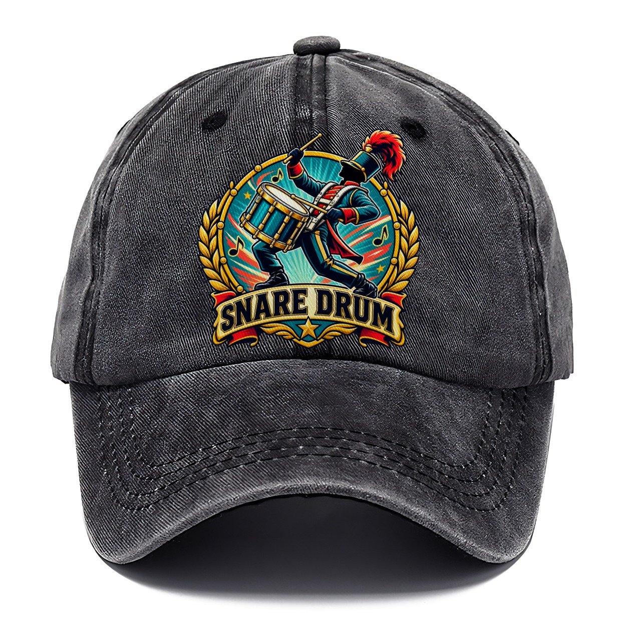 Snare Drum Crest Music Instruments Classic Cap – Graphite