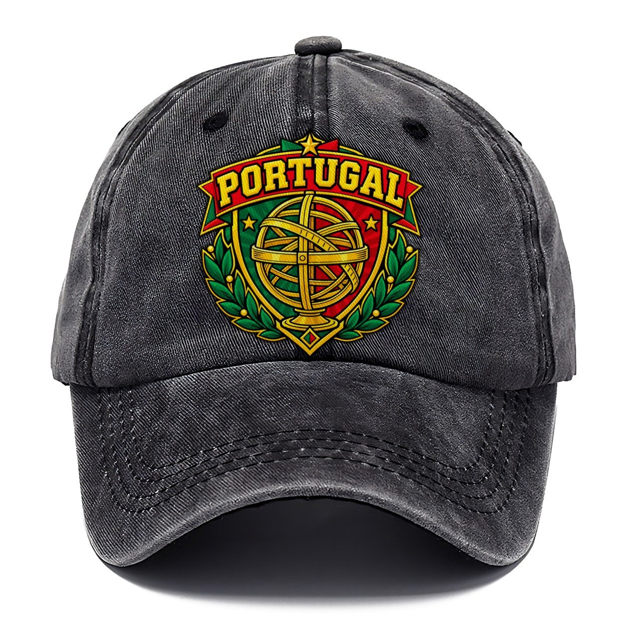Portugal Retro Badge Country Logos Classic Cap – Graphite