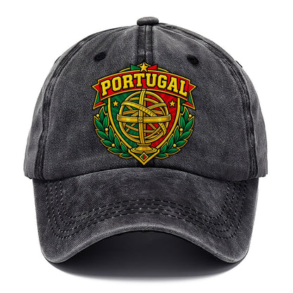 Portugal Retro Badge Country Logos Classic Cap – Graphite
