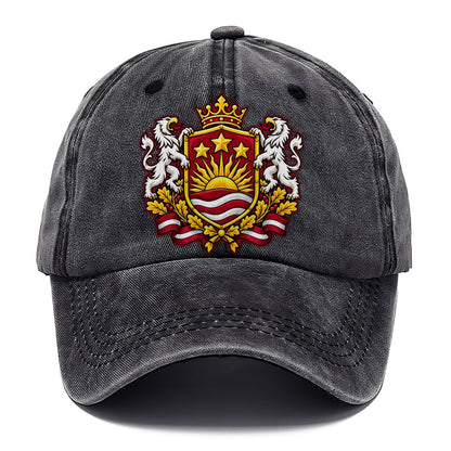Latvia Heraldic Crest Country Logos Classic Cap – Graphite