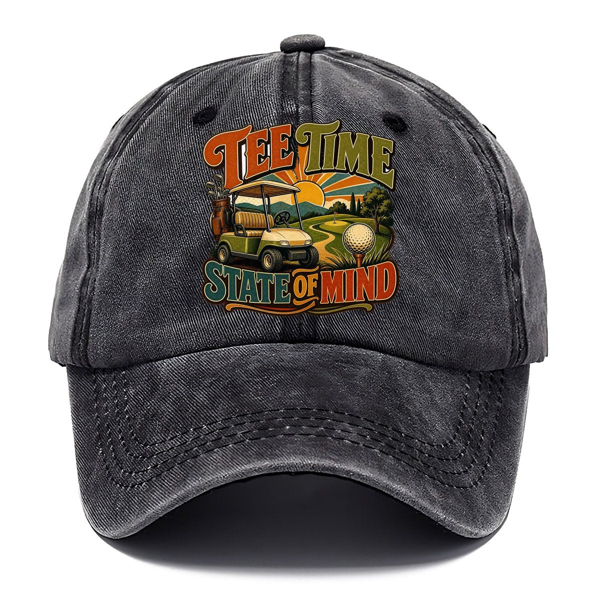 Tee Time State Of Mind Classic Cap – Graphite