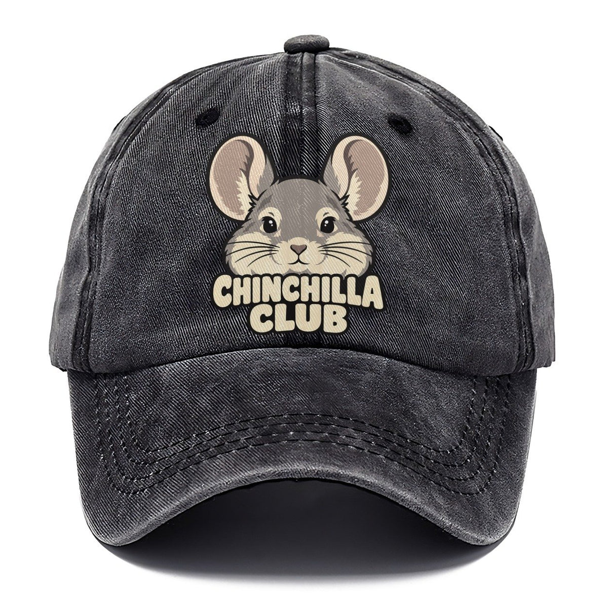 Chinchilla Club Small Pet Logos Classic Cap – Graphite