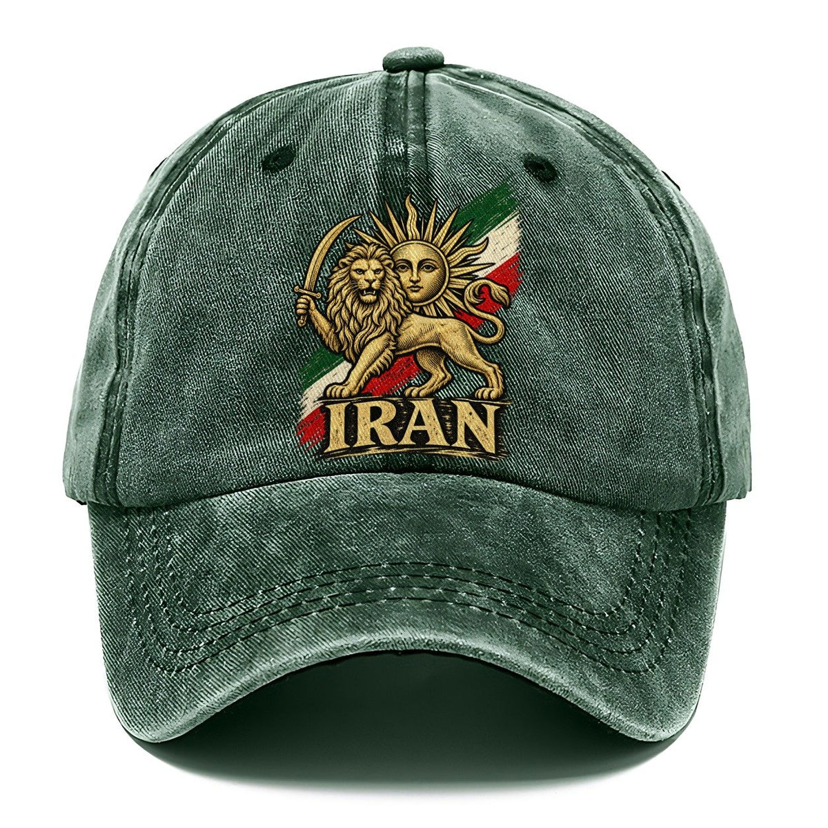 Iran Lion and Sun Classic Cap – Forest Mist