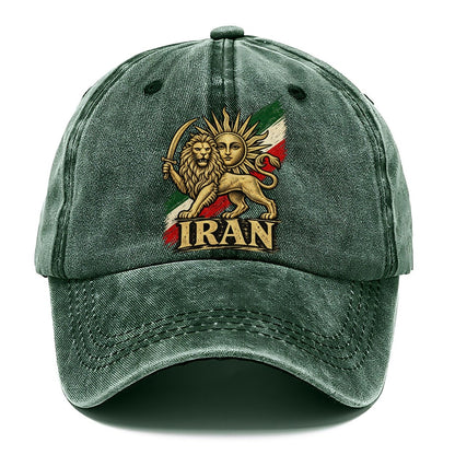 Iran Lion and Sun Classic Cap – Forest Mist