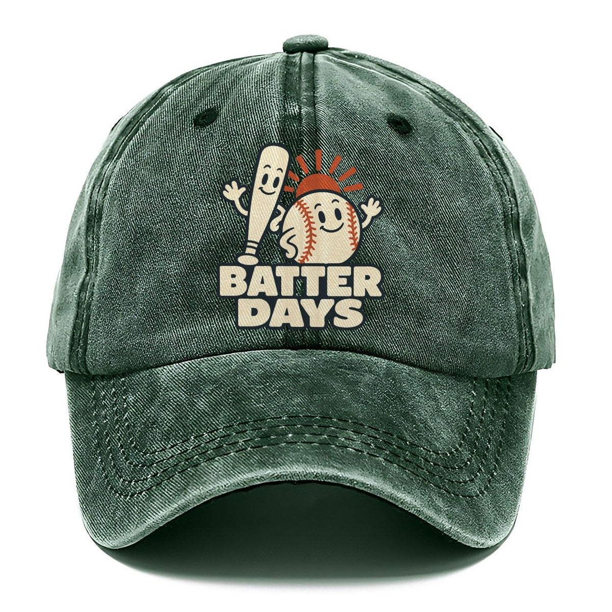 Batter Days Familiar Punchlines Classic Cap – Forest Mist