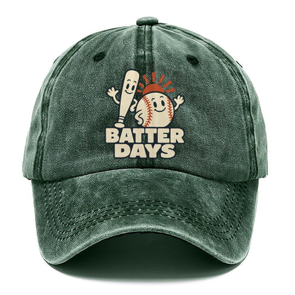 Batter Days Familiar Punchlines Classic Cap – Forest Mist