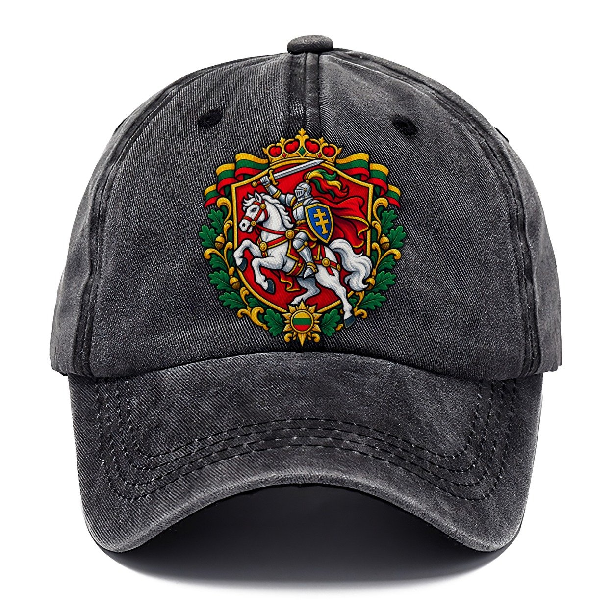 Lithuania Heraldic Crest Country Logos Classic Cap – Graphite