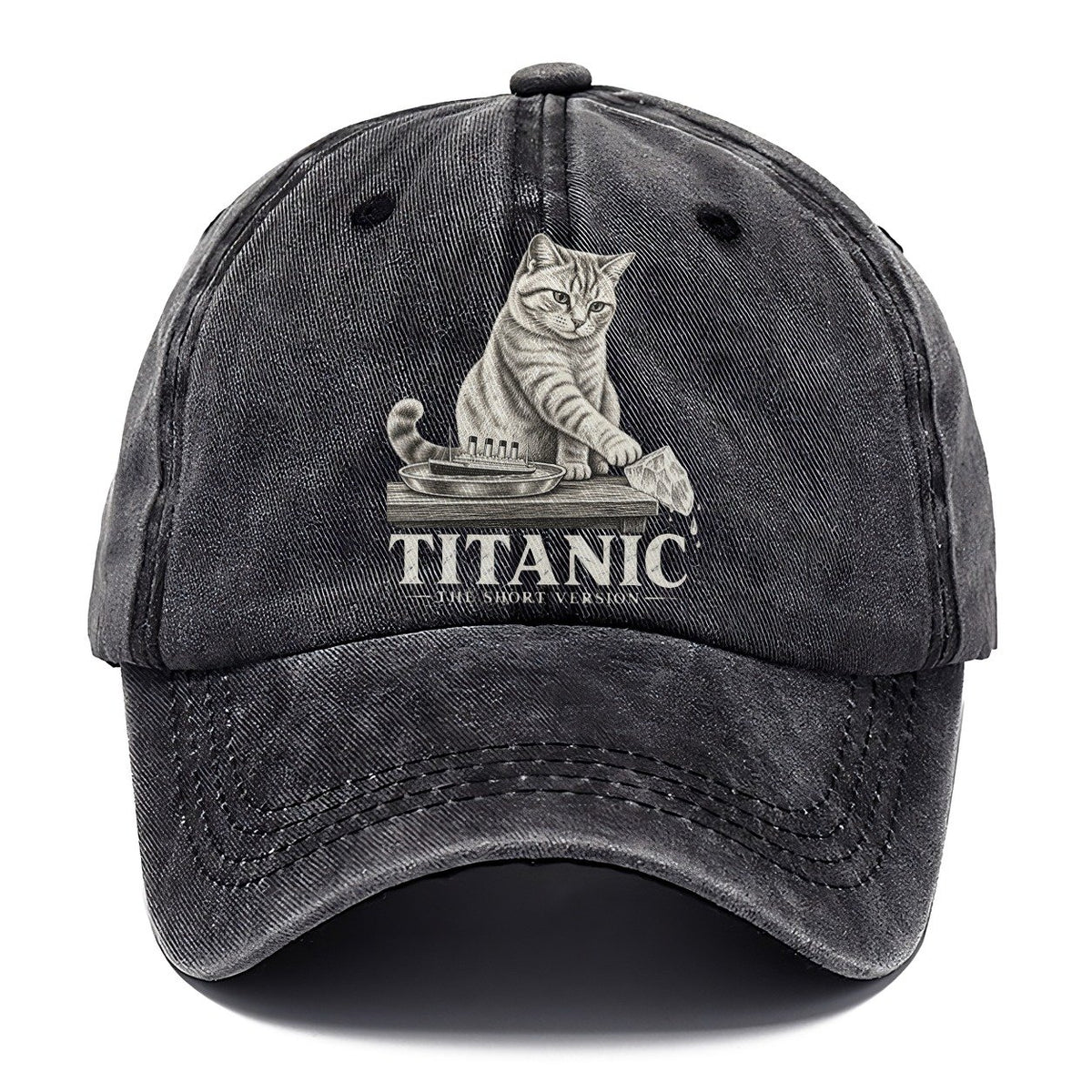 Titanic Short Version Cats Classic Cap – Graphite