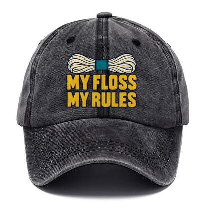 My Floss My Rules Classic Cap – Graphite