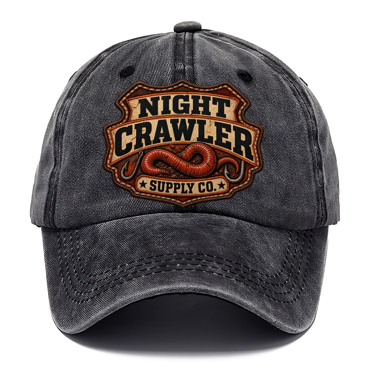 Night Crawler Supply Co Fishing Club Classic Cap – Graphite