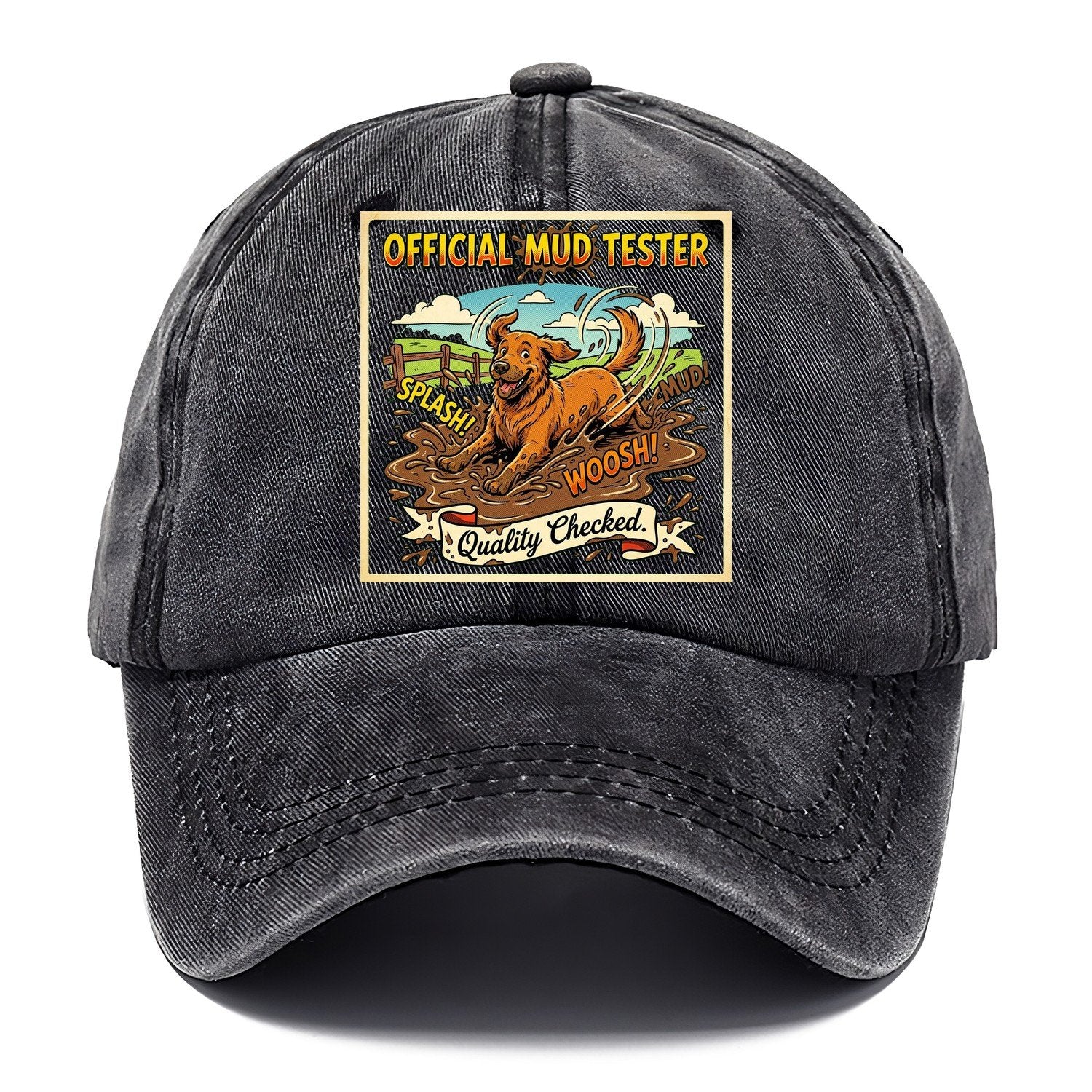 Official Mud Tester Transparent Classic Cap – Graphite