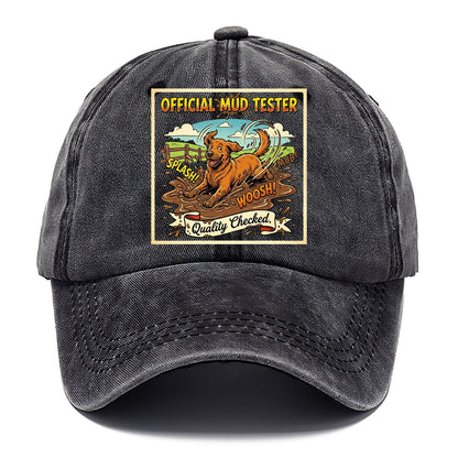 Official Mud Tester Transparent Classic Cap – Graphite