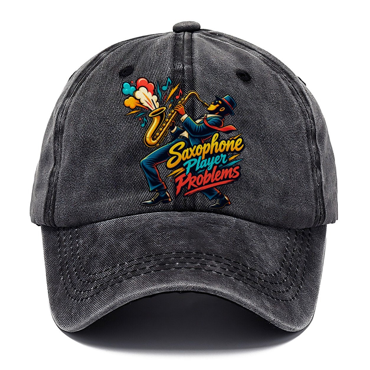 Saxophone Player Problems Music Instruments Classic Cap – Graphite
