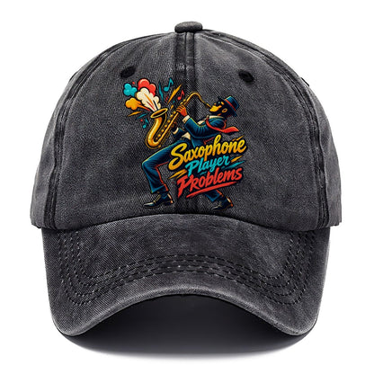 Saxophone Player Problems Music Instruments Classic Cap – Graphite