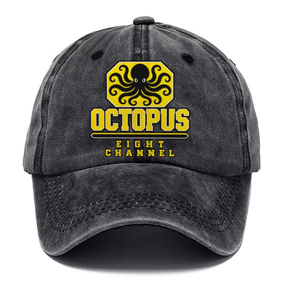 Octopus Eight Channel Heavy Duty Classic Cap – Graphite