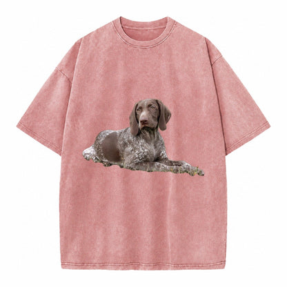 German Shorthaired Pointer 2 Vintage T-shirt – Dusty Rose