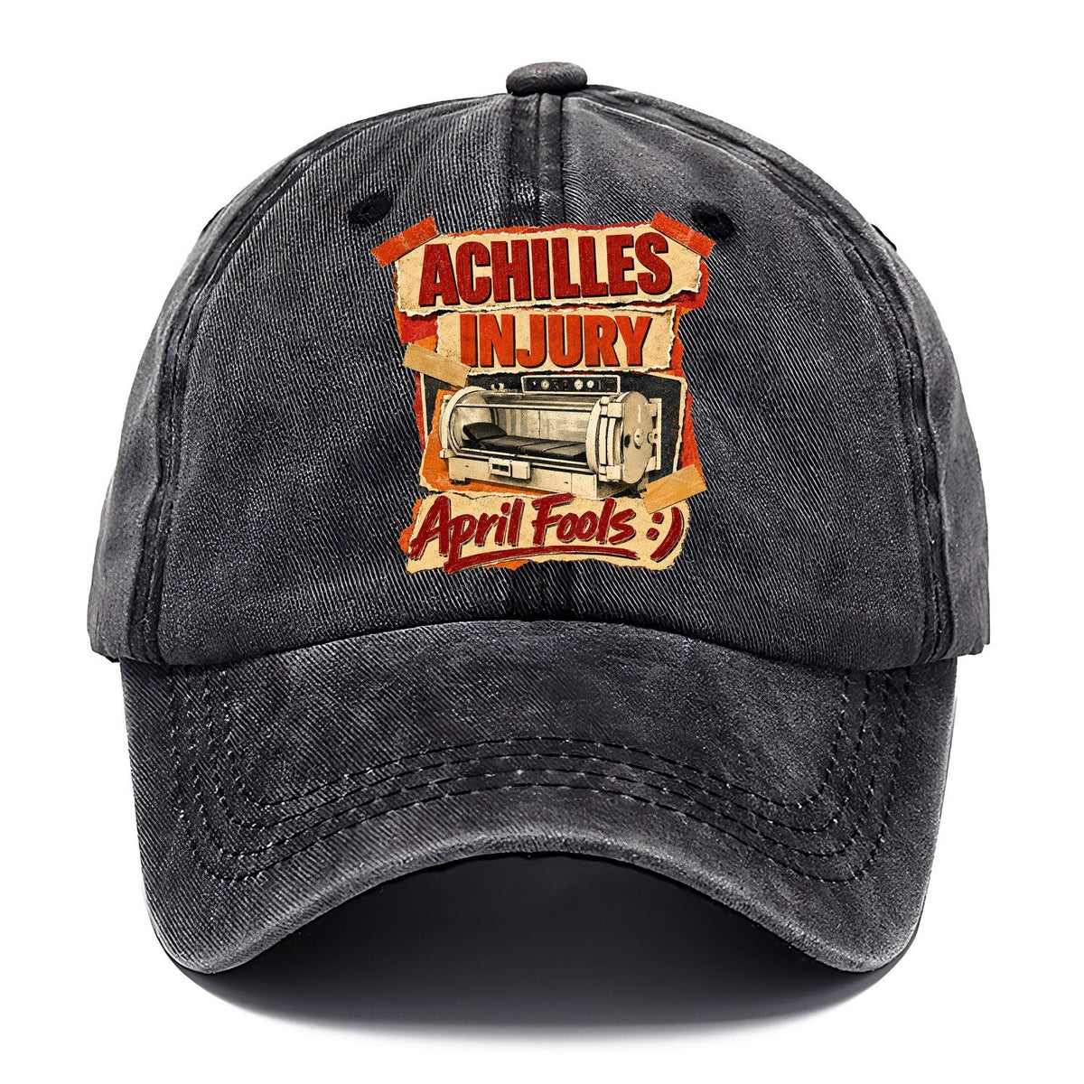 Achilles Injury April Fools Classic Cap – Graphite