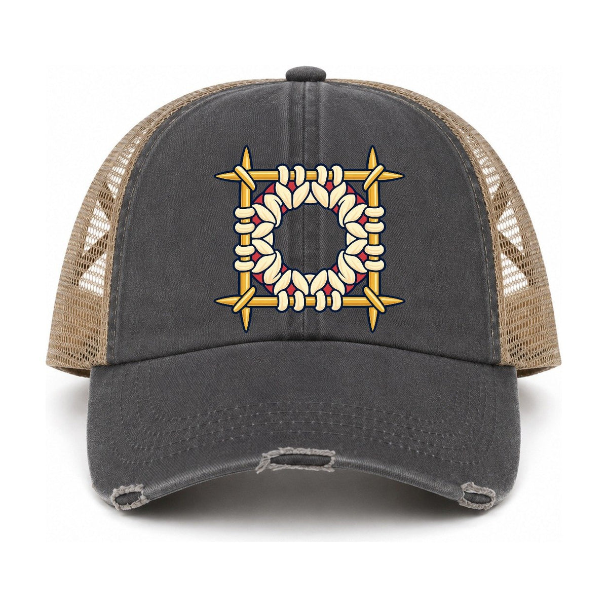 Charcoal-Khaki — front view