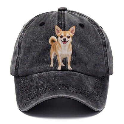 Chihuahua Standing Top Breeds Classic Cap – Graphite