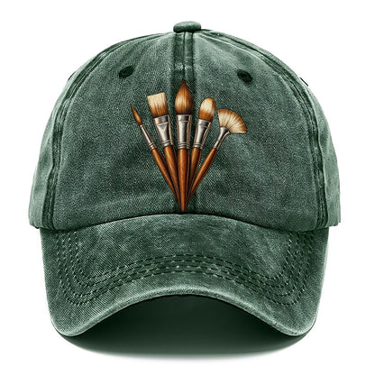 Brush Ferrules Narrow Fan Pastimes Companions Classic Cap – Forest Mist