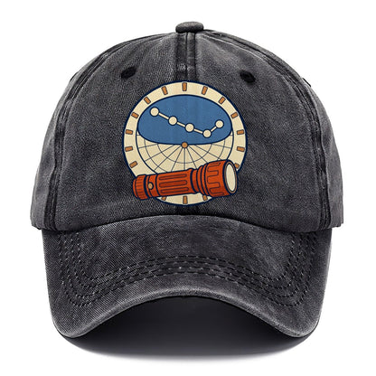 Red Torch And Planisphere Astronomy And Stargazing Classic Cap – Graphite