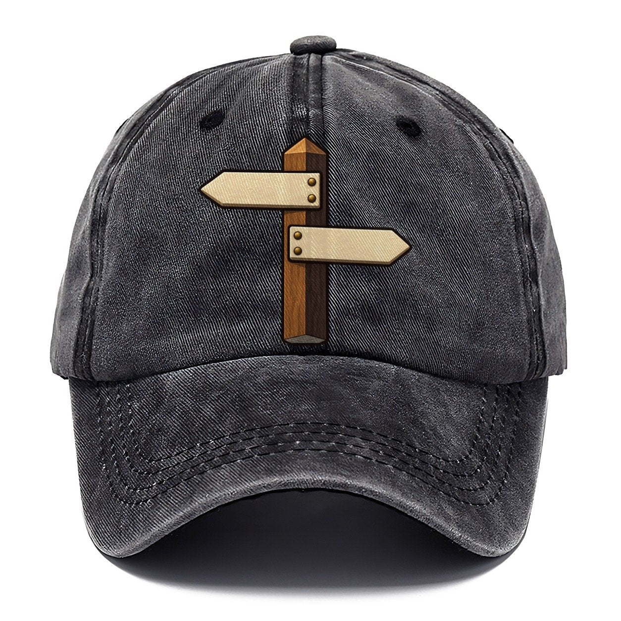 Trail Junction Post Geocaching Classic Cap – Graphite