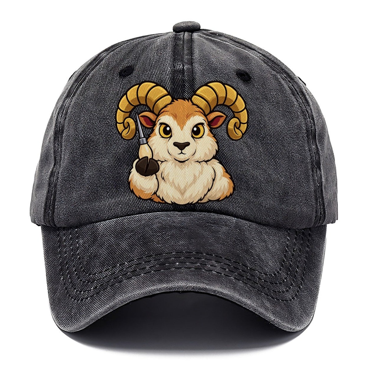 Ram With An Awl Leathercraft Classic Cap – Graphite