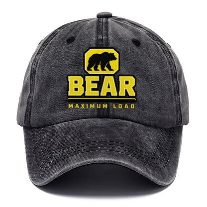 Bear Maximum Load Heavy Duty Classic Cap – Graphite