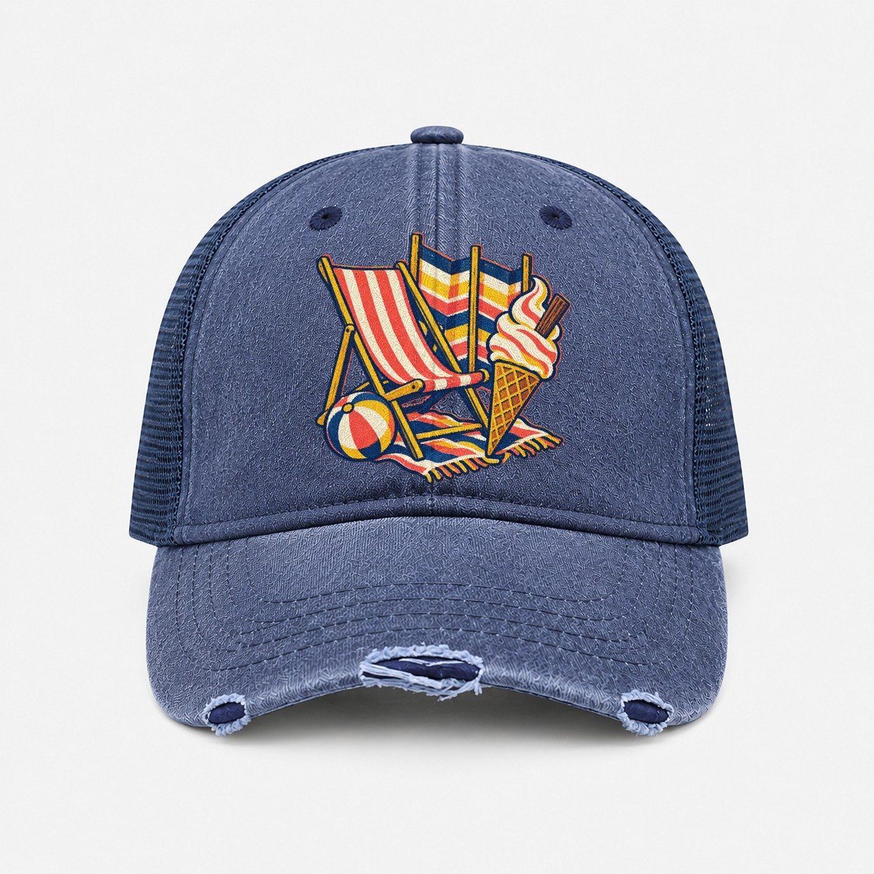 Navy — front view