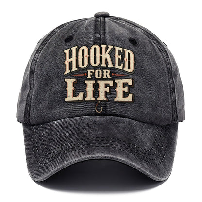 Hooked For Life American Wit Classic Cap – Graphite