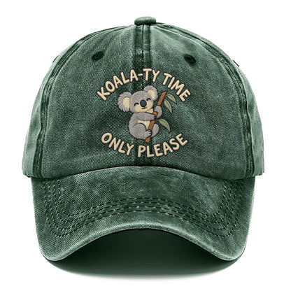 Koala Animal Puns Classic Cap – Forest Mist