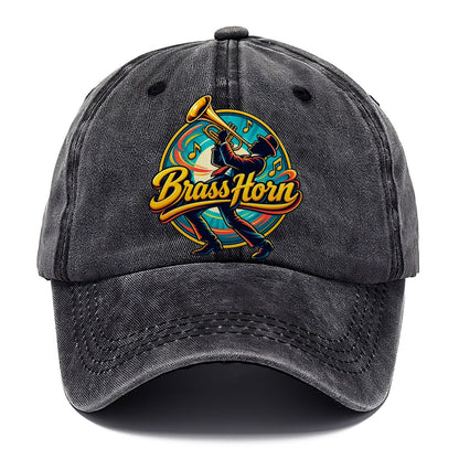 Brass Horn Crest Music Instruments Classic Cap – Graphite