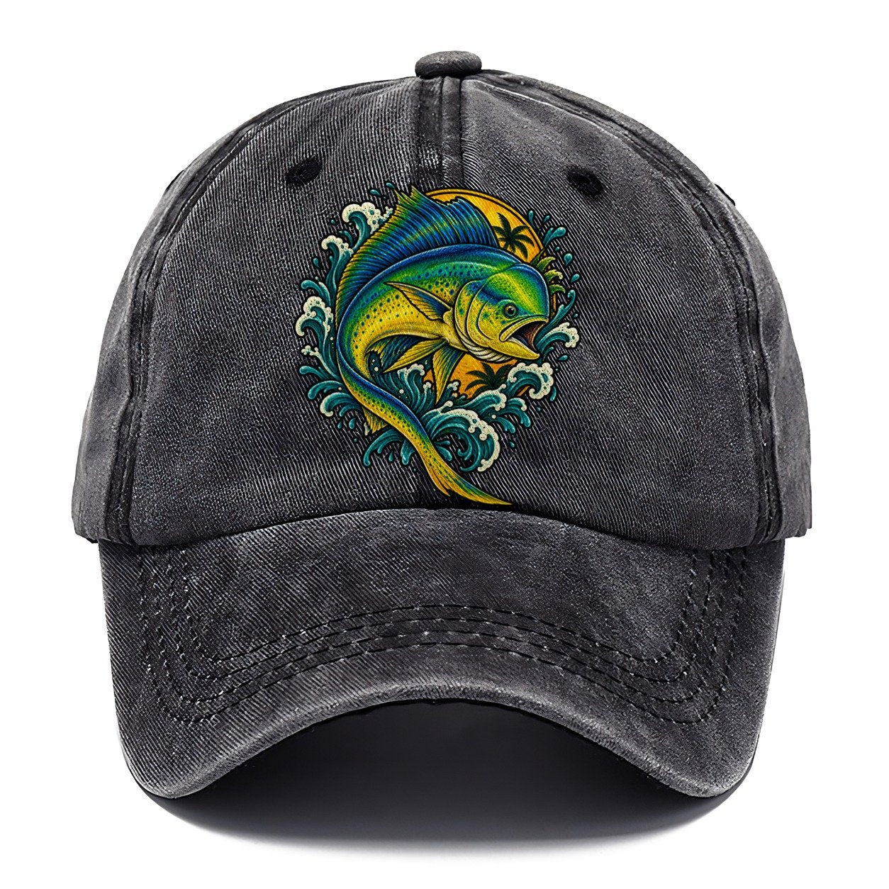 Mahi Mahi Blaze Fishing Club Classic Cap – Graphite