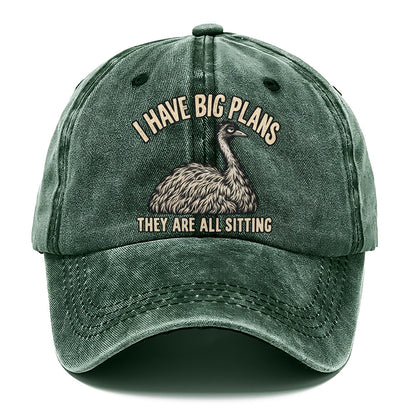 Emu Big Plans No Worm Club Classic Cap – Forest Mist