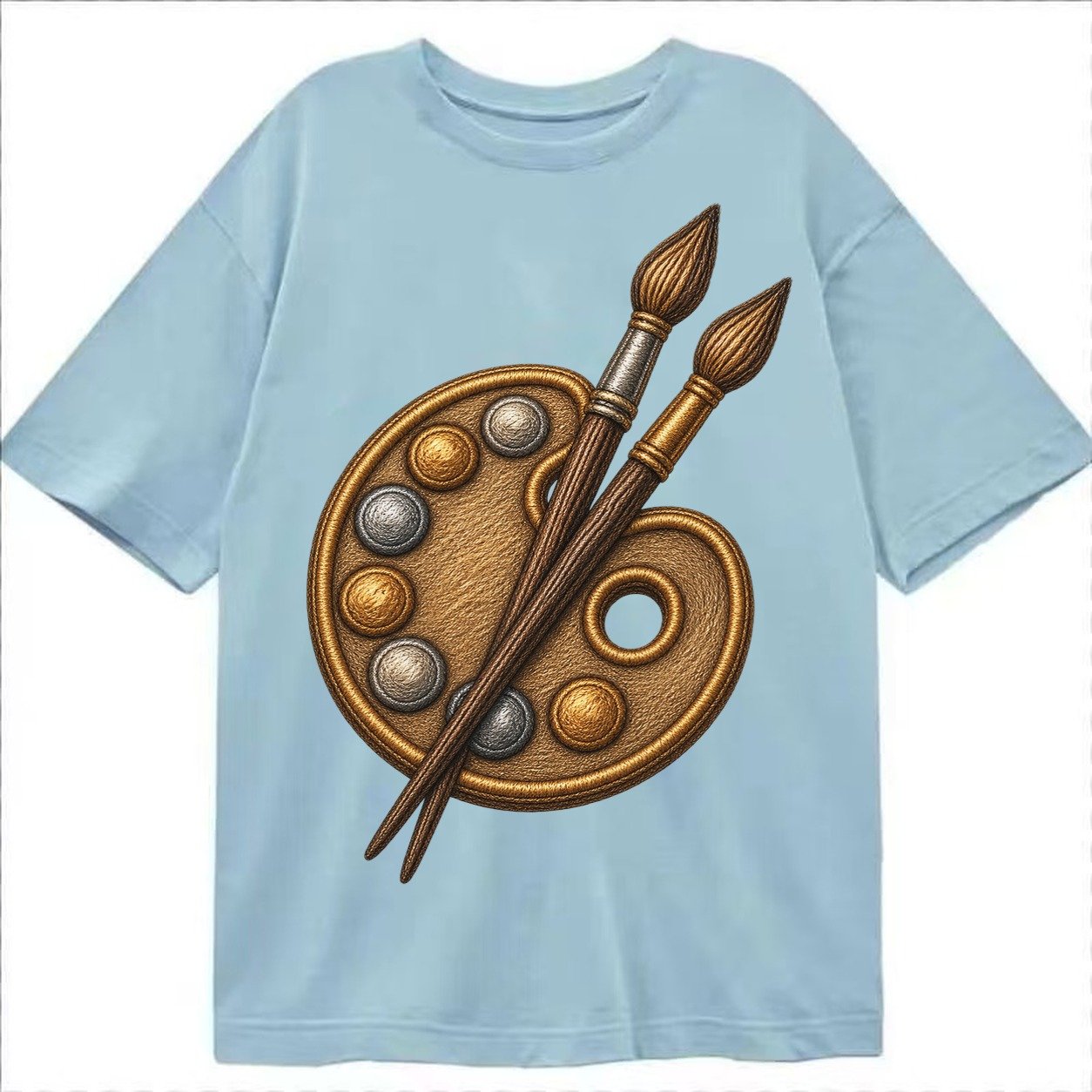 Artist Palette Classic T-shirt – Light Blue
