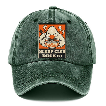 Duck Shio Slurp Club Classic Cap – Forest Mist